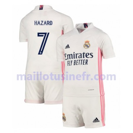 Maillot de Foot Real Madrid Eden Hazard 7 Domicile 2020-21 - Enfant